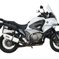 Escape compatível com Honda VFR1200X Crosstourer 2011-2016, Albus Ceramic, Escape legal, homologado, silenciador com db killer removível e tubo de ligação específico 