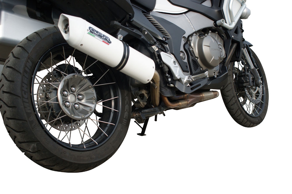 Escape compatível com Honda VFR1200X Crosstourer 2011-2016, Albus Ceramic, Escape legal, homologado, silenciador com db killer removível e tubo de ligação específico 