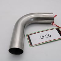 Escape compatível com Cafè Racer Cafè Racer 1980-2021, Curva inox - Inox Curve Diam 52,  