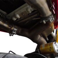 GPR escape compatível com  Aprilia Dorsoduro 1200 2011-2016, New Grand Prix Evo Titanium, Par de terminais de exaustão aprovados, com db killer removível, catalisadores e tubo de conexão específico 