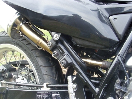 Escape compatível com Suzuki Dr 125 - Sm 2008-2015, Furore Nero, Escape legal, aprovado, com db killer removível, tubo de conexão e conversor catalítico 
