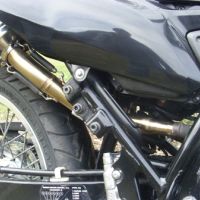 Escape compatível com Suzuki Dr 125 - Sm 2008-2015, Furore Nero, Escape legal, aprovado, com db killer removível, tubo de conexão e conversor catalítico 