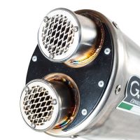 Escape compatível com Cf Moto 700 Mt 2023-2024, Dual Inox, Escape legal, aprovado, com db killer removível, tubo de conexão e conversor catalítico 