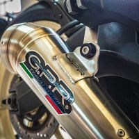 Escape compatível com Ducati Scrambler 800 2017-2020, Powercone Evo, Escape legal, homologado, silenciador com catalisador, db killer removível e tubo de ligação específico 