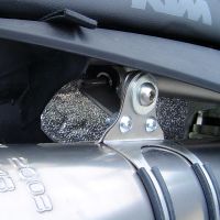 Escape compatível com Ktm Superduke 990 - R ( LC8) 2004-2012, Furore Nero, Par de silenciosos de escape homologadas, com db killer removível e tubos de ligação específicos 