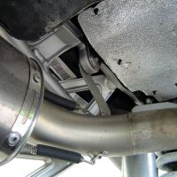 Escape compatível com Ktm Superduke 990 - R ( LC8) 2004-2012, Furore Nero, Par de silenciosos de escape homologadas, com db killer removível e tubos de ligação específicos 