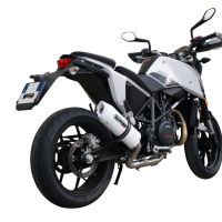 Escape compatível com Ktm Duke 690 2012-2016, Albus Evo4, Escape legal, homologado, silenciador com db killer removível e tubo de ligação específico 