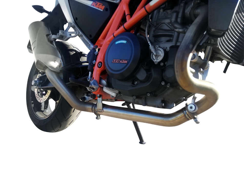Escape compatível com Ktm Duke 690 2012-2016, Decatalizzatore, Sistema racing Sistema de tubo para eliminar o catalisador 