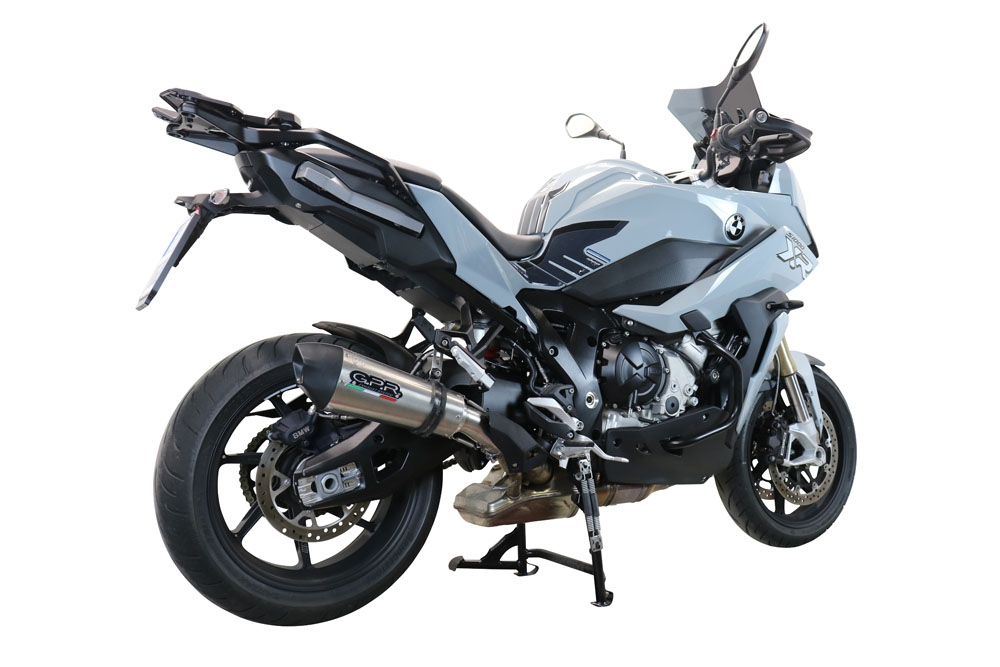 GPR escape compatível com  Bmw S 1000 XR -M  2020-2025, New Grand Prix Evo Titanium, Escape legal, homologado, silenciador com db killer removível e tubo de ligação específico 