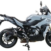 Escape compatível com Bmw S 1000 XR -M 2020-2025, M3 Black Titanium, Escape legal, homologado, silenciador com db killer removível e tubo de ligação específico 