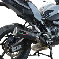 Escape compatível com Bmw S 1000 XR -M 2020-2025, M3 Black Titanium, Escape legal, homologado, silenciador com db killer removível e tubo de ligação específico 