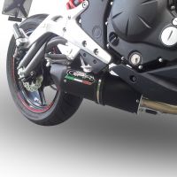 Escape compatível com Kawasaki Er 6 N - F 2012-2016, Furore Nero, Sistema homologado com catalisador linha completa, silencioso mais coletor 
