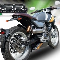 Escape compatível com F.B. Mondial Hps 125 2018-2020, Deeptone Inox, Escape Racing, linha completa, fornecido com coletor específico, artigo sem homologação 