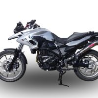 Escape compatível com Bmw F 700 Gs 2011-2015, Powercone Evo, Escape legal, homologado, silenciador com db killer removível e tubo de ligação específico 