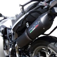 Escape compatível com Bmw F 700 Gs 2011-2015, Furore Nero, Escape legal, homologado, silenciador com db killer removível e tubo de ligação específico 