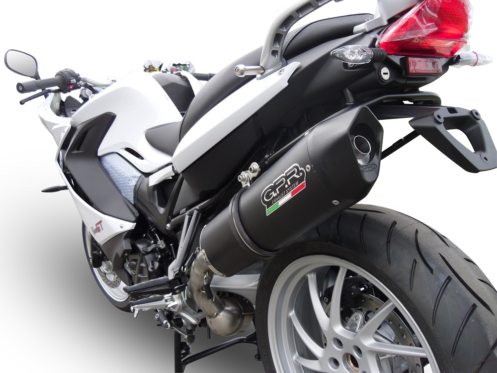Escape compatível com Bmw F 800 Gt 2012-2016, Furore Nero, Escape legal, homologado, silenciador com db killer removível e tubo de ligação específico 
