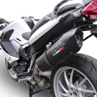 Escape compatível com Bmw F 800 Gt 2012-2016, Furore Nero, Escape legal, homologado, silenciador com db killer removível e tubo de ligação específico 