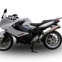 Escape compatível com Bmw F 800 Gt 2012-2016, Powercone Evo, Escape legal, homologado, silenciador com db killer removível e tubo de ligação específico 