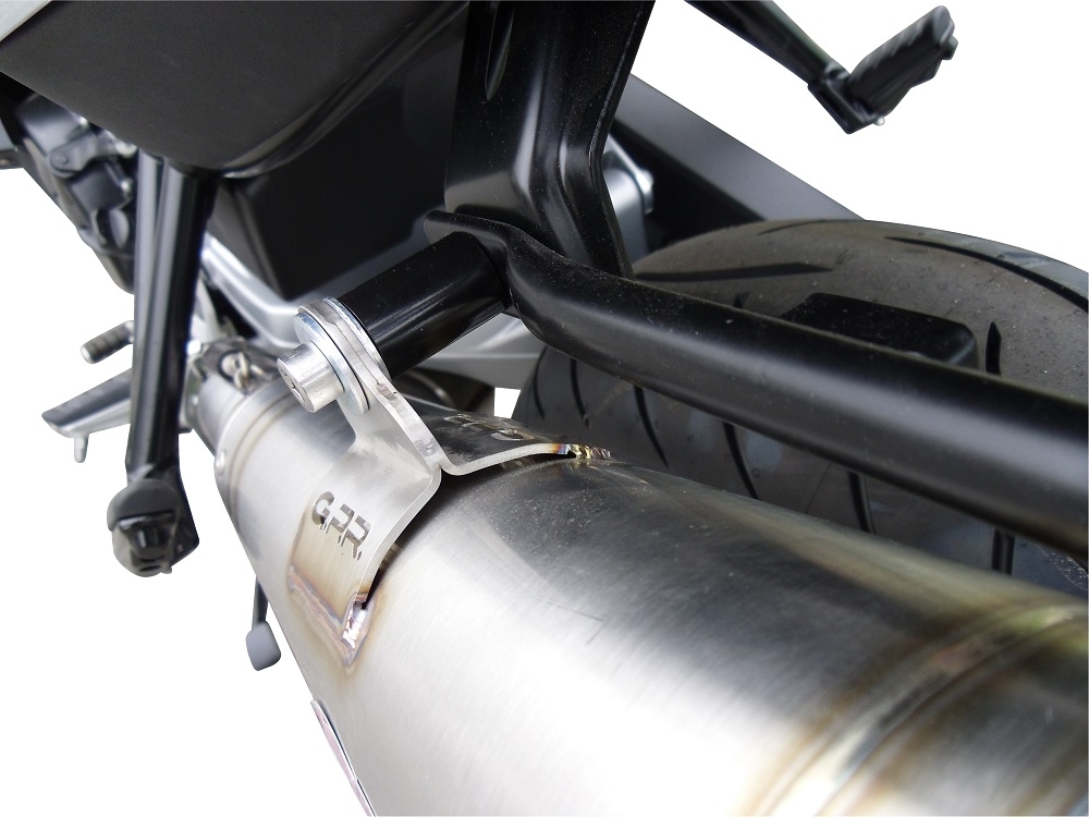 Escape compatível com Bmw F 800 Gt 2012-2016, Powercone Evo, Escape legal, homologado, silenciador com db killer removível e tubo de ligação específico 