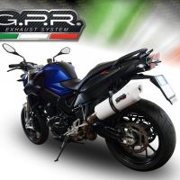 Escape compatível com Bmw F 800 R 2017-2019, Albus Evo4, Escape legal, homologado, silenciador com db killer removível e tubo de ligação específico 