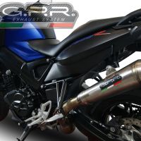 Escape compatível com Bmw F 800 R 2009-2014, Powercone Evo, Escape legal, homologado, silenciador com db killer removível e tubo de ligação específico 