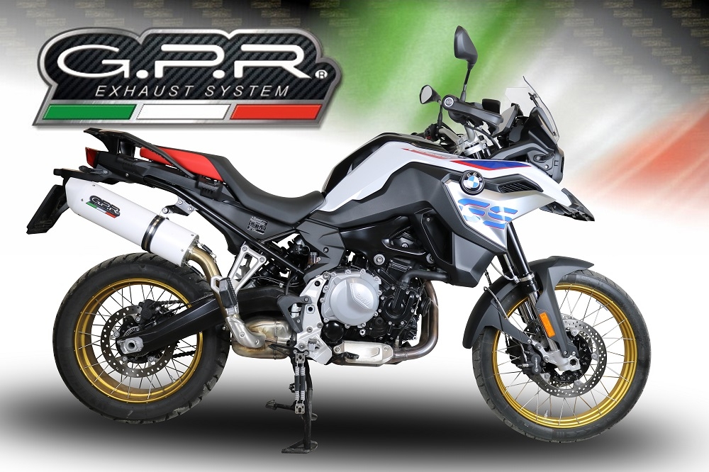 Escape compatível com Bmw F 850 Gs -Adventure 2021-2024, Albus Evo4, Escape legal, homologado, silenciador com db killer removível e tubo de ligação específico 