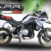 Escape compatível com Bmw F 850 Gs -Adventure 2021-2024, Albus Evo4, Escape legal, homologado, silenciador com db killer removível e tubo de ligação específico 