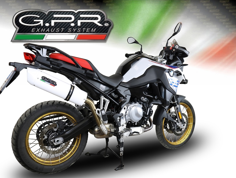 Escape compatível com Bmw F 850 Gs -Adventure 2021-2024, Albus Evo4, Escape legal, homologado, silenciador com db killer removível e tubo de ligação específico 