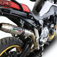 GPR escape compatível com  Bmw F 850 Gs -Adventure 2018-2020, Deeptone Inox, Escape legal, homologado, silenciador com db killer removível e tubo de ligação específico 
