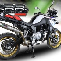 Escape compatível com Bmw F 850 Gs -Adventure 2021-2024, M3 Inox , Escape legal, homologado, silenciador com db killer removível e tubo de ligação específico 