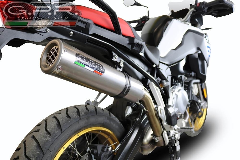 Escape compatível com Bmw F 850 Gs -Adventure 2021-2024, M3 Inox , Escape legal, homologado, silenciador com db killer removível e tubo de ligação específico 