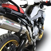 Escape compatível com Bmw F 850 Gs -Adventure 2018-2020, Satinox , Escape legal, homologado, silenciador com db killer removível e tubo de ligação específico 
