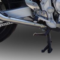 Escape compatível com Yamaha Xjr 1300 2007-2017, Satinox , Escape legal, homologado, silenciador com db killer removível e tubo de ligação específico 