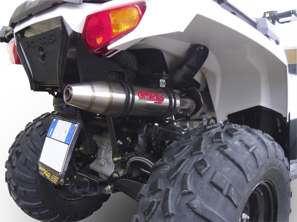 Escape compatível com Polaris Predator 500 2003-2010, Deeptone Atv, Sistema homologado,legal, linha completa, incluindo db killer removível mais coletor 