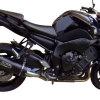 GPR escape compatível com  Yamaha Fz 8  2010-2016, Furore Nero, Escape legal, homologado, silenciador com db killer removível e tubo de ligação específico 
