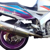 GPR escape compatível com  Yamaha Fzr 1000 Ex-Up 1989-1990, Trioval, Escape legal, homologado, silenciador com db killer removível e tubo de ligação específico 
