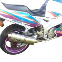 GPR escape compatível com  Yamaha Fzr 1000 Ex-Up 1989-1990, Trioval, Escape legal, homologado, silenciador com db killer removível e tubo de ligação específico 