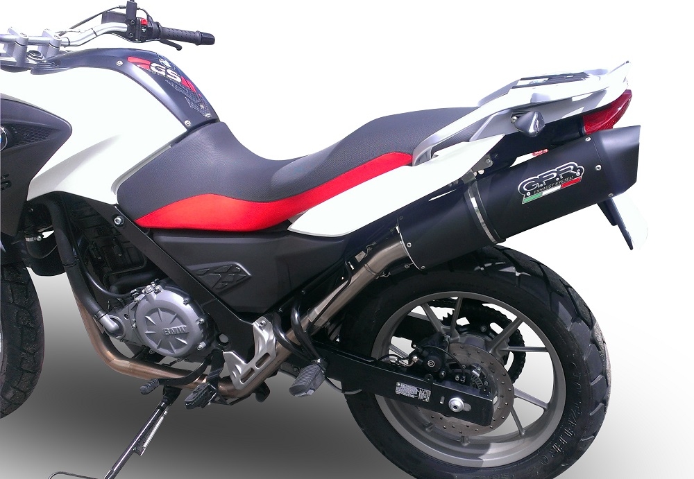 Escape compatível com Bmw G 650 Gs -Sertao 2010-2016, Furore Nero, Escape legal, homologado, silenciador com db killer removível e tubo de ligação específico 