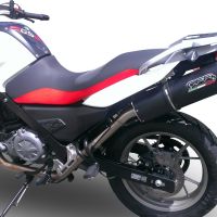 Escape compatível com Bmw G 650 Gs -Sertao 2010-2016, Furore Nero, Escape legal, homologado, silenciador com db killer removível e tubo de ligação específico 