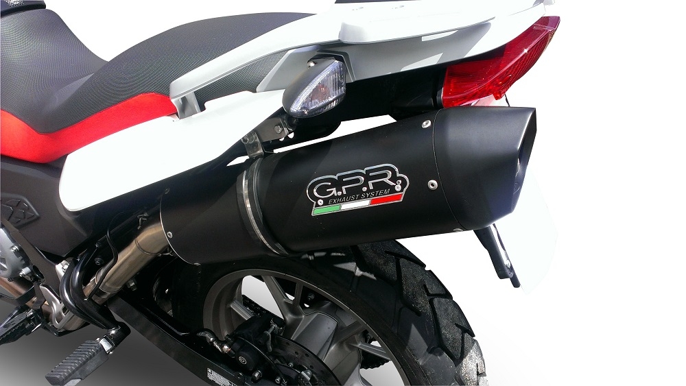 Escape compatível com Bmw G 650 Gs -Sertao 2010-2016, Furore Nero, Escape legal, homologado, silenciador com db killer removível e tubo de ligação específico 