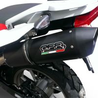 Escape compatível com Bmw G 650 Gs -Sertao 2010-2016, Furore Nero, Escape legal, homologado, silenciador com db killer removível e tubo de ligação específico 