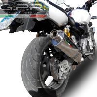 GPR escape compatível com  Yamaha Xjr 1300 2007-2017, Trioval, Escape legal, homologado, silenciador com db killer removível e tubo de ligação específico 