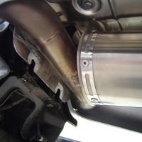 Escape compatível com Suzuki Gsr 600 2006-2011, Titanium Oval , Escape legal, homologado, silenciador com db killer removível e tubo de ligação específico 