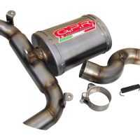 Escape compatível com Suzuki Gsr 600 2006-2011, Titanium Oval , Escape legal, homologado, silenciador com db killer removível e tubo de ligação específico 