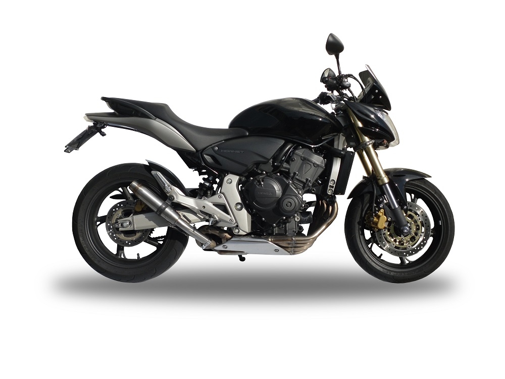 Escape compatível com Honda Hornet Cb 600 F 2007-2014, Deeptone Inox, Escape legal, homologado, silenciador com db killer removível e tubo de ligação específico 