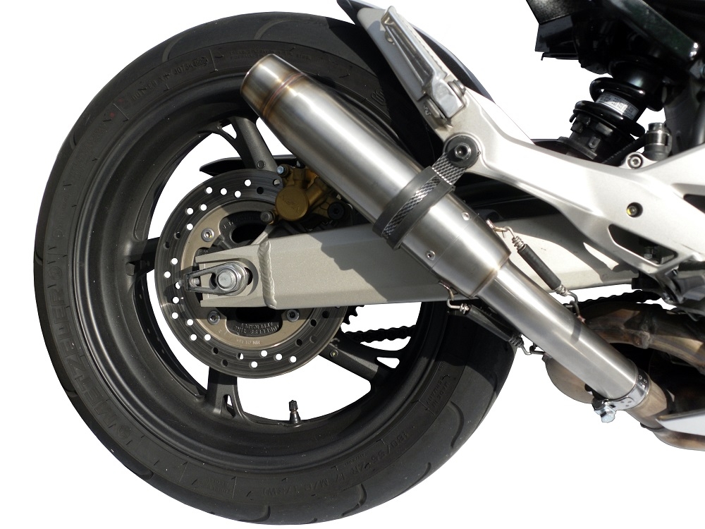 Escape compatível com Honda Cbr 600 F 2011-2014, Deeptone Inox, Escape legal, homologado, silenciador com db killer removível e tubo de ligação específico 