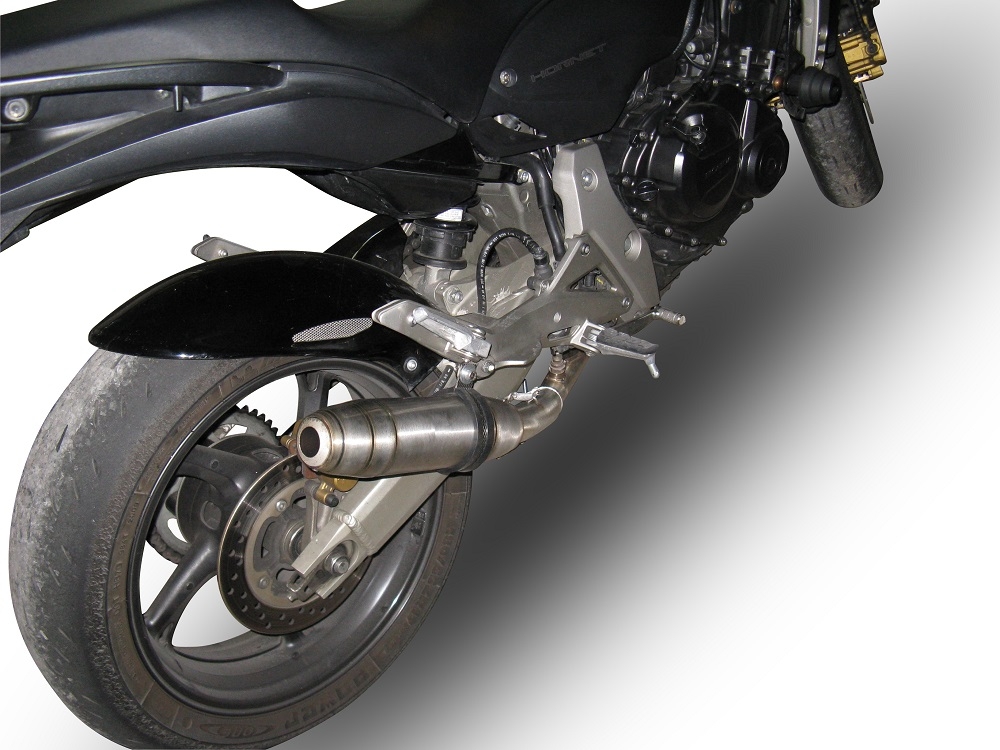 Escape compatível com Honda Cbr 600 F 2011-2014, Deeptone Inox, Escape legal, homologado, silenciador com db killer removível e tubo de ligação específico 