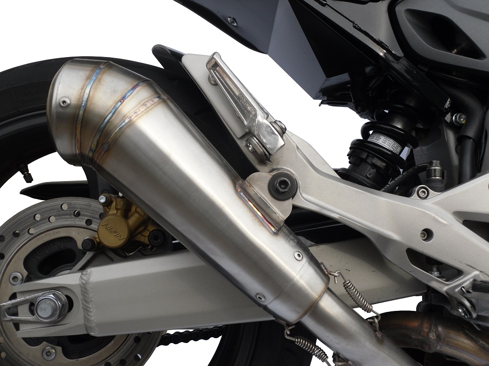 Escape compatível com Honda Cbr 600 F 2011-2014, Powercone Evo, Escape legal, homologado, silenciador com db killer removível e tubo de ligação específico 