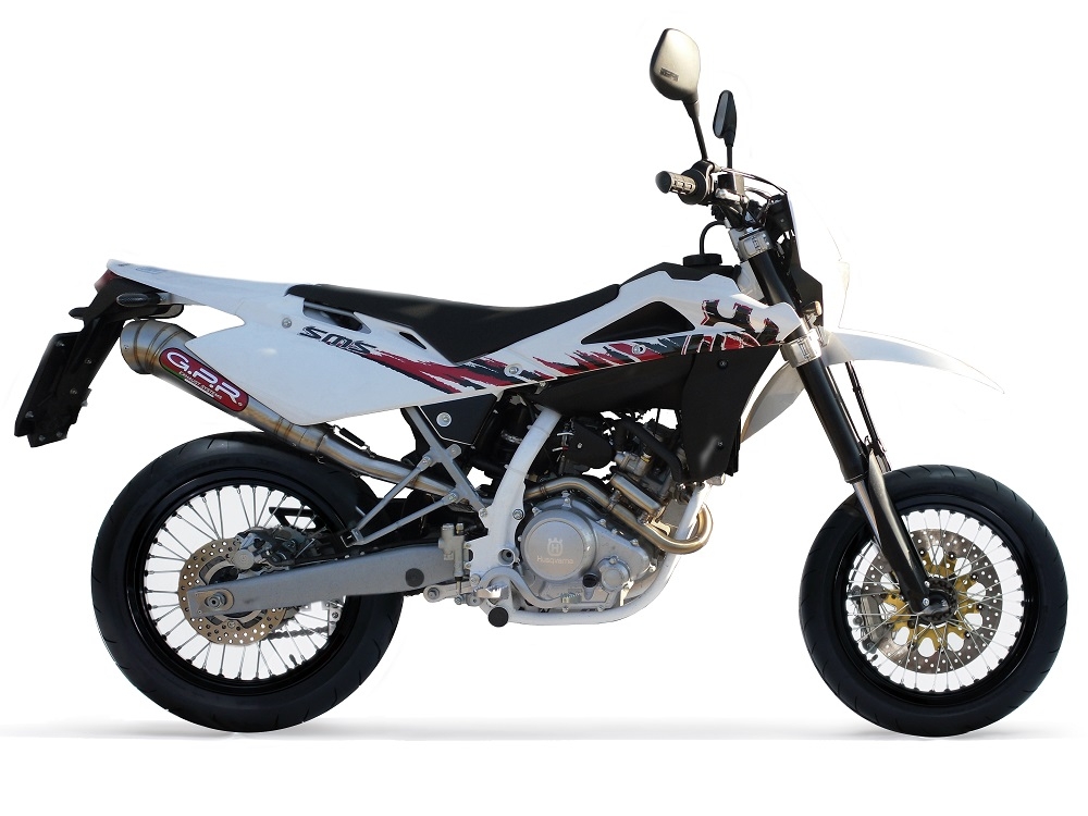 Escape compatível com Husqvarna TE 125 4T 2010-2013, Powercone Evo, Sistema homologado,legal, linha completa, incluindo db killer removível mais coletor 