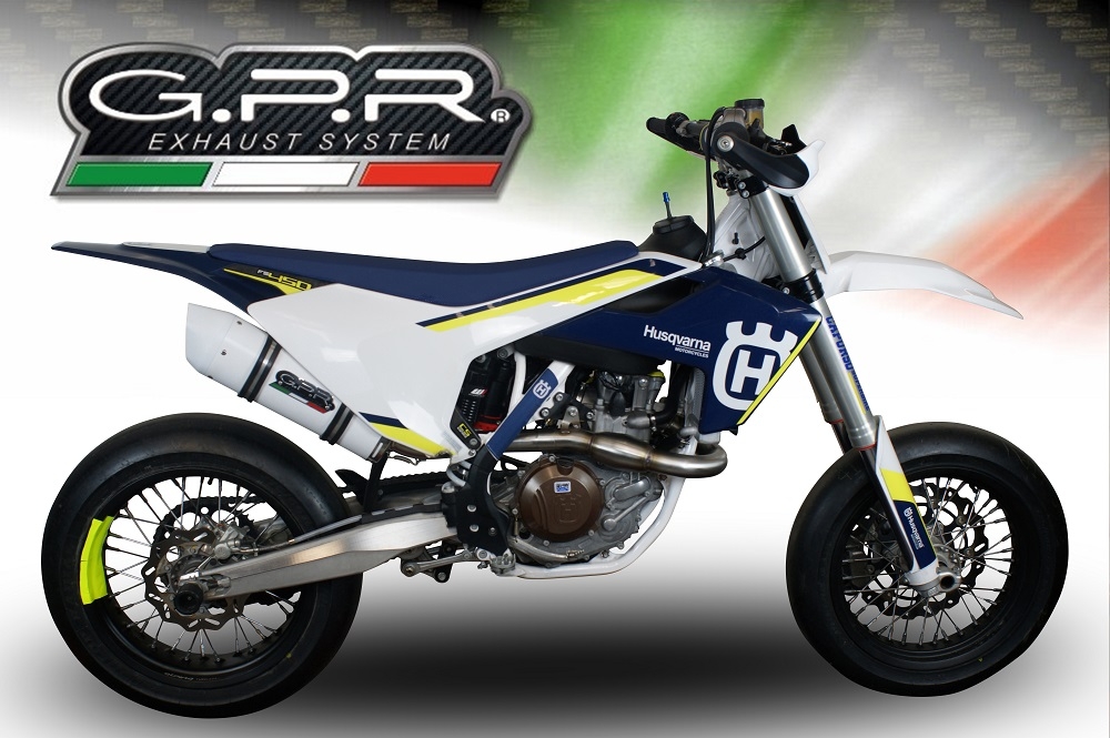 Escape compatível com Husqvarna FS 450 2016-2017, Albus Ceramic, Escape racing linha completa, silencioso mais coletor com dbkiller, não homologado 